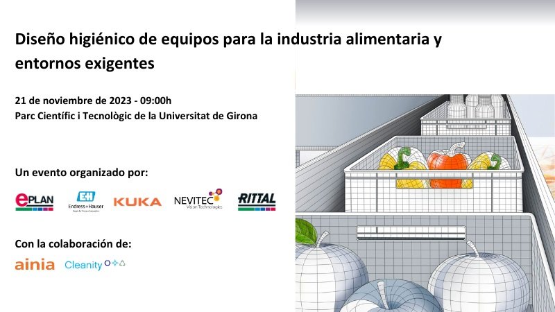 Jornada sobre el diseño higiénico de equipos para la industria alimentaria y entornos exigentes